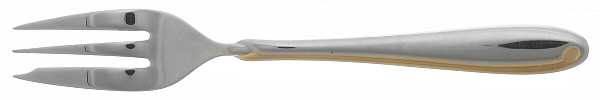 Estasi (Stainless, Gold Accent) Individual Cake Fork