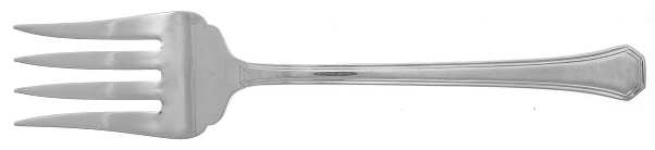 Fairchild (Stainless) Medium Solid Cold Meat Serving Fork