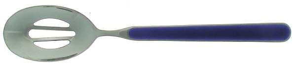 Fantasia-Blue (Stainless) Pierced Tablespoon (Serving Spoon)