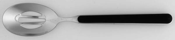 Fantasia-Black (Stainless) Pierced Tablespoon (Serving Spoon)