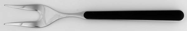 Fantasia-Black (Stainless) Large Solid Cold Meat Serving Fork
