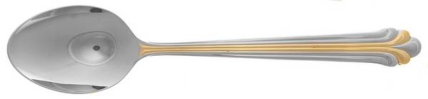 Gotham Gold (Stainless-Gold Accent) Place/Oval Soup Spoon