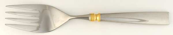 Half Moon (Stainless) Medium Solid Cold Meat Serving Fork