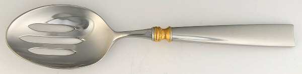Half Moon (Stainless) Pierced Tablespoon (Serving Spoon)