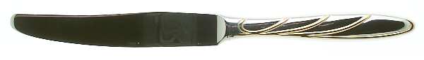 Latitudes Gold (Stainless, Gold Accent) New French Hollow Knife