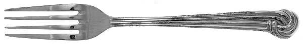 Love Knot (Silverplate, 1986) Individual Salad Fork