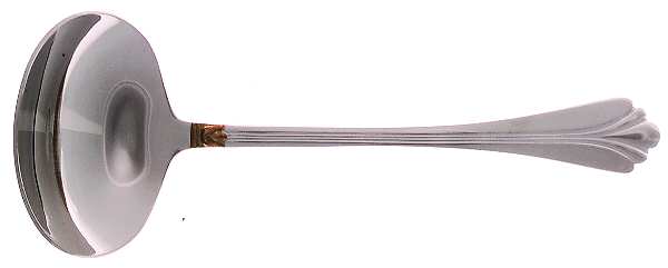 Lyons (Stainless, Gold Accent) Solid Gravy Ladle