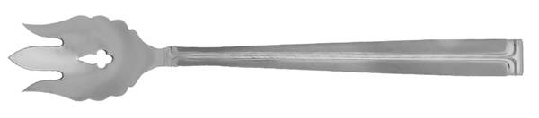 Meridian Satin (Stainless, Frost Handle) Vegetable Serving Fork Solid  HC