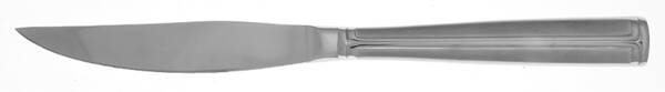 Meridian Satin (Stainless, Frost Handle) Steak Knife Individual Hollow, No Serrate HC