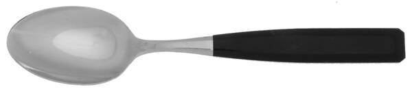 Facets-Black (Stainless) Place/Oval Soup Spoon