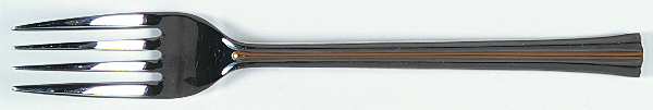 Newport Gold (Stainless, Gold Accent) Individual Salad Fork