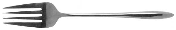Omega (Stainless) Large Solid Cold Meat Serving Fork