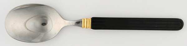 Palisades (Stainless-Black & Gold) Place/Oval Soup Spoon