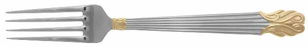 Pericles Gold (Stainless, Gold Accent) Individual Salad Fork