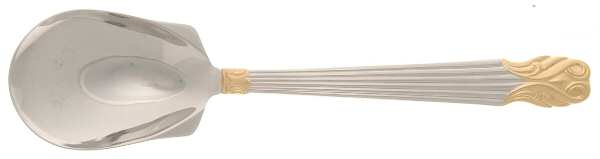 Pericles Gold (Stainless, Gold Accent) Tablespoon (Serving Spoon)