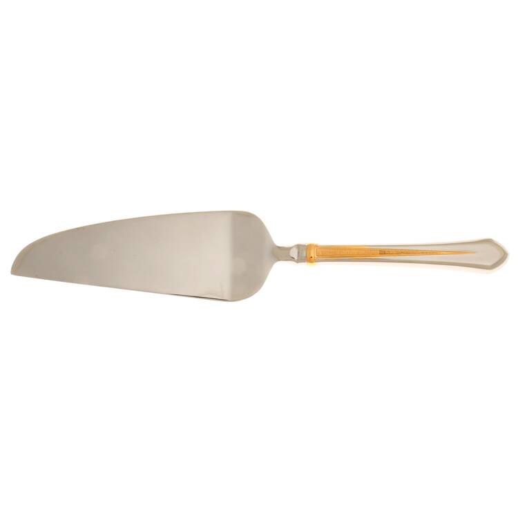 Pinnacle Gold (Stainless, Gold Accent) Pie and Cake Server with Stainless Blade HC