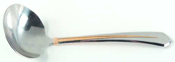 Pinnacle Gold (Stainless, Gold Accent) Solid Gravy Ladle