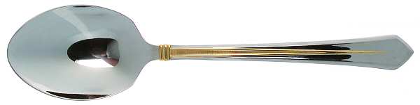 Pinnacle Gold (Stainless, Gold Accent) Tablespoon (Serving Spoon)