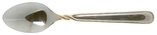 Pirouette (Stainless, Gold Accent) Teaspoon