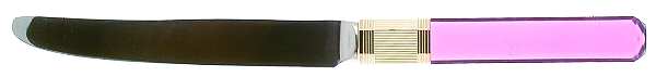 Prisma-Amethyst (Stainless, Gold Accent) New French Hollow Knife