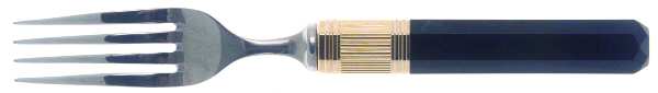 Prisma-Ebony (Stainless, Gold Accent) Individual Salad Fork