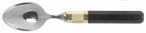 Prisma-Ebony (Stainless, Gold Accent) Teaspoon