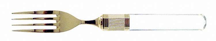 Prisma (Gold Electroplate, Clear) Fork