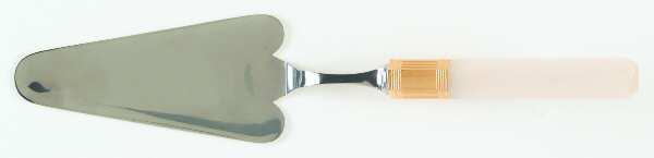Prisma-Opaline (Stainless, Gold Accent) Pie Server with Stainless Blade