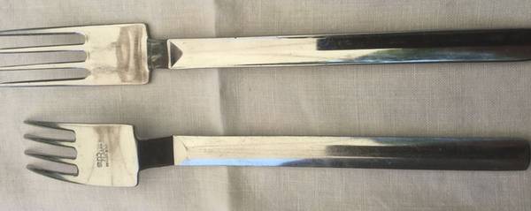 Retro (Stainless) Medium Solid Cold Meat Serving Fork