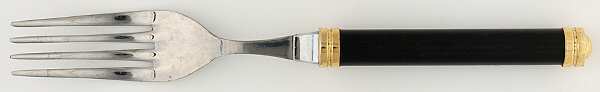 Rondo-Black (Stainless) Individual Salad Fork