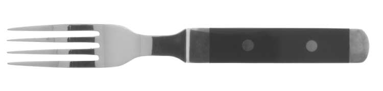 Scandia-Black (Stainless, Gold Accents) Individual Salad Fork