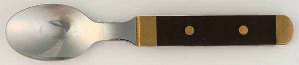Scandia-Burl (Stainless, Gold Accent) Teaspoon