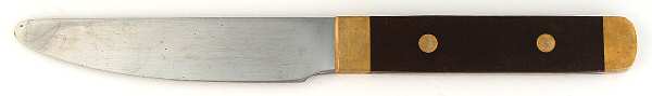 Scandia-Burl (Stainless, Gold Accent) New French Solid Knife