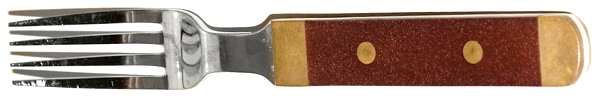 Scandia-Red (Stainless, Gold Accents) Individual Salad Fork