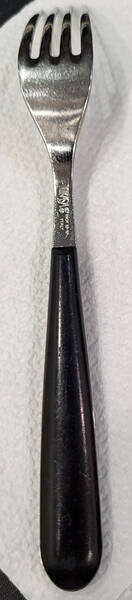Siena-Black (Stainless) Individual Salad Fork