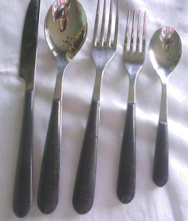 Siena-Black (Stainless) Place/Oval Soup Spoon