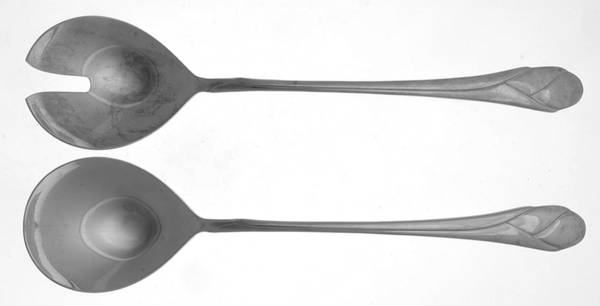 Sweet Pea (Stainless) (2 Pc) Solid Salad Set