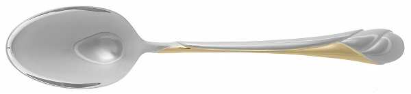 Sweet Pea Gold (Stainless, Gold Accent) Place/Oval Soup Spoon