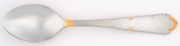 Tiara Gold (Stainless, Gold Accent) Teaspoon