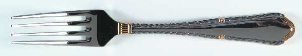 Tiara Gold (Stainless, Gold Accent) Individual Salad Fork