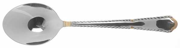 Tiara Gold (Stainless, Gold Accent) Tablespoon (Serving Spoon)