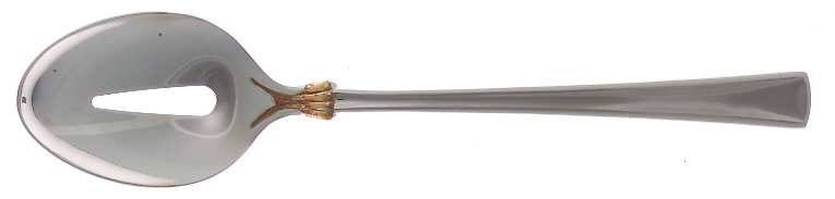 Verona Gold (Stainless) Pierced Tablespoon (Serving Spoon)