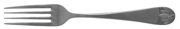 Water Lily (Stainless) Individual Salad Fork