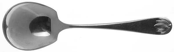 Water Lily (Stainless) Solid Smooth Casserole Spoon