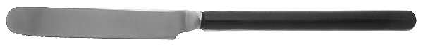 Zena-Black (Stainless) New French Solid Knife