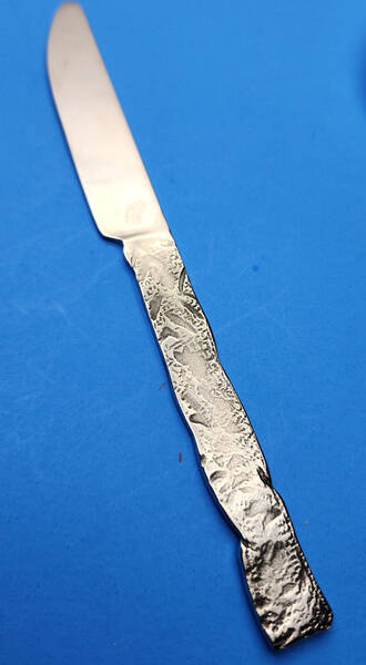 Crumple (Stainles) Flat Handle Butter Spreader