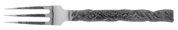 Crumple (Stainles) Individual Salad Fork