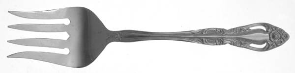 Chopin (Stainless) Medium Solid Cold Meat Serving Fork