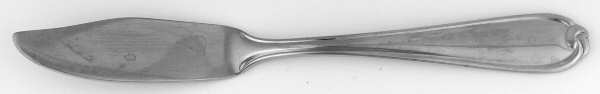 Bow Knot (Stainless) Flat Handle Master Butter Knife