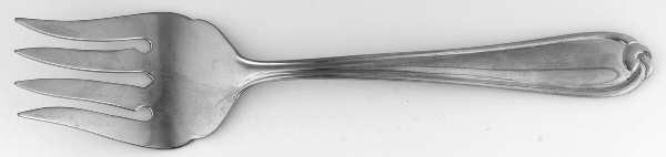 Bow Knot (Stainless) Solid Serving Fork